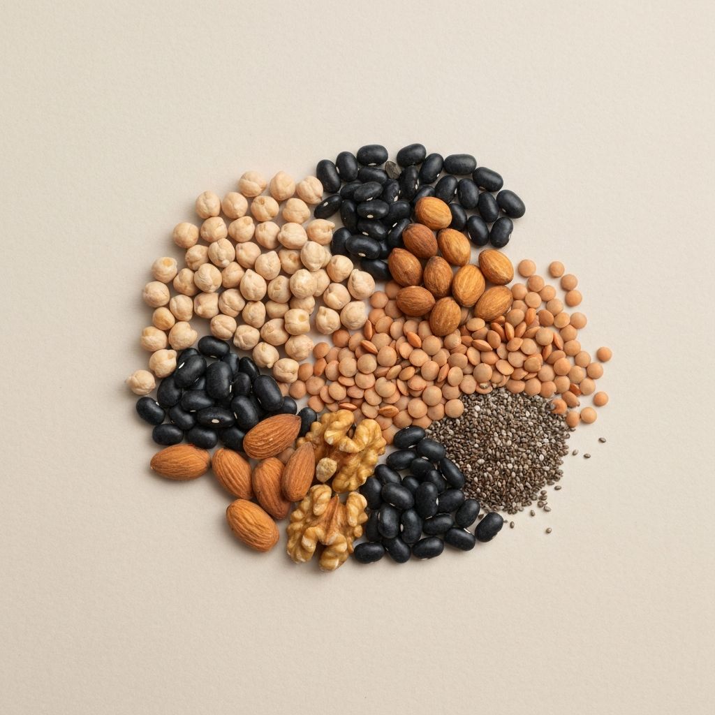 Diverse protein-rich whole foods